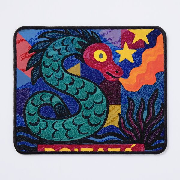 Item preview, Boitatá Cordel – The Fiery Serpent of the Depths – Brazilian Mythology #2 designed and sold by Helios Be. Lavsh.