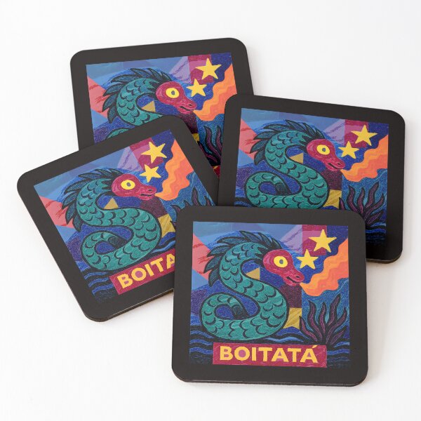 Item preview, Boitatá Cordel – The Fiery Serpent of the Depths – Brazilian Mythology #2 designed and sold by Helios Be. Lavsh.