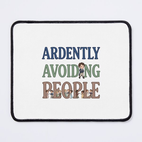 Item preview, Ardently Avoiding People Chibi Pride And Prejudice designed and sold by Fenay Designs.