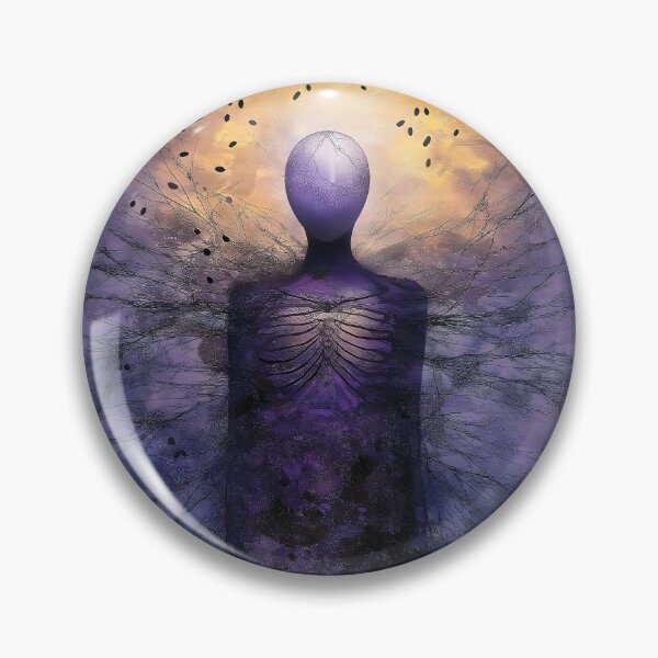 Item preview, Cosmic Humanoid Figure With Roots Surreal Spiritual designed and sold by Shoot-The-Moon.