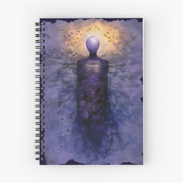 Item preview, Cosmic Humanoid Figure With Roots Surreal Spiritual designed and sold by Shoot-The-Moon.