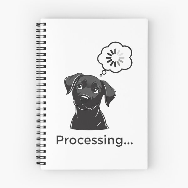 Aperçu de l'œuvre Processing Puppy retro créée et vendue par Pollock.