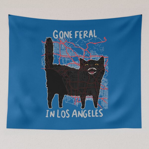 Item preview, Gone Feral In Los Angeles designed and sold by KilkennyCat Art.
