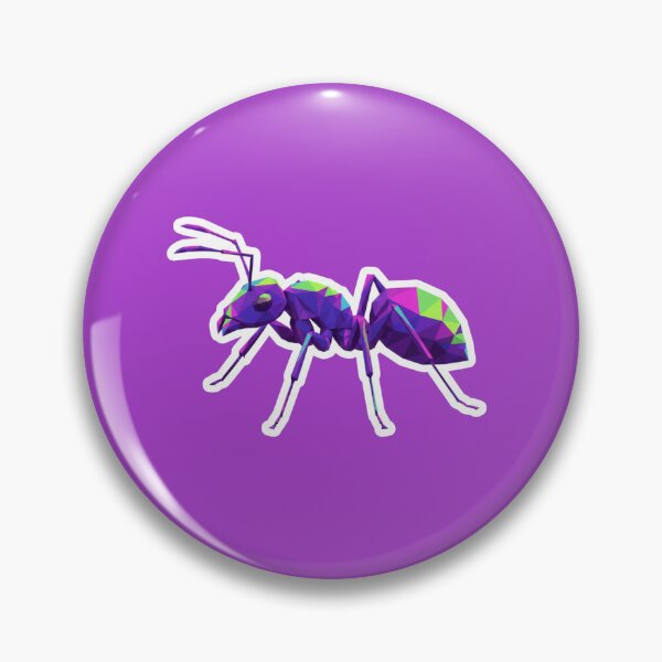 Item preview, Neon Cyberpunk Ant – Geometric Sticker for Retrofuturistic Culture Fans designed and sold by bsbd-action.