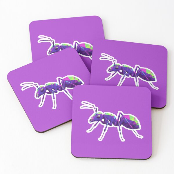 Item preview, Neon Cyberpunk Ant – Geometric Sticker for Retrofuturistic Culture Fans designed and sold by bsbd-action.