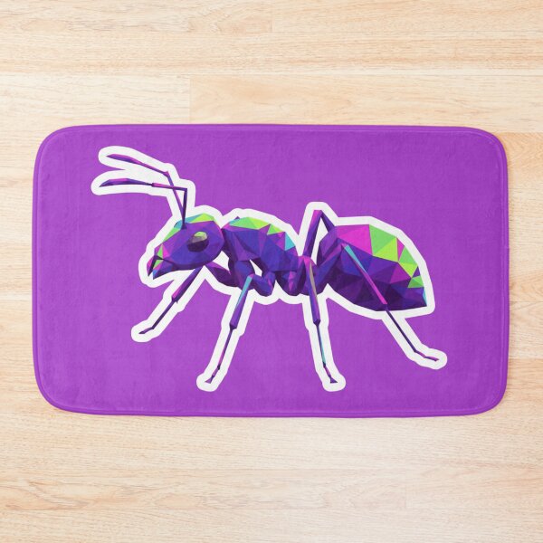Item preview, Neon Cyberpunk Ant – Geometric Sticker for Retrofuturistic Culture Fans designed and sold by bsbd-action.