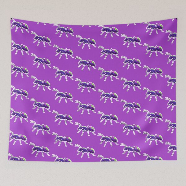 Item preview, Neon Cyberpunk Ant – Geometric Sticker for Retrofuturistic Culture Fans designed and sold by bsbd-action.