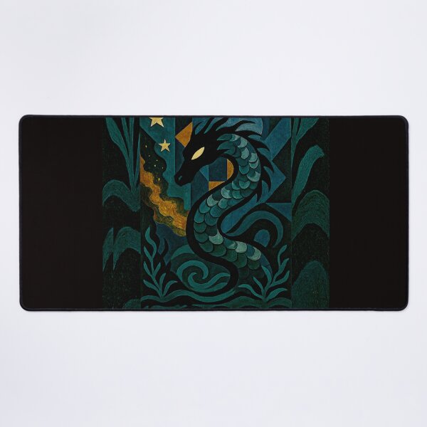 Item preview, Boitatá – The Fiery Serpent of the Depths – Brazilian Mythology #3 designed and sold by Helios Be. Lavsh.