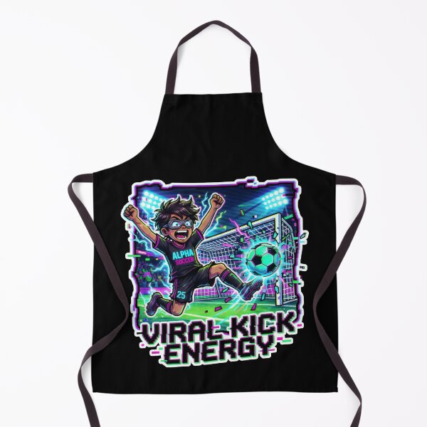 Item preview, Viral Kick Energy Soccer Anime Sports Art designed and sold by SplashTastic.