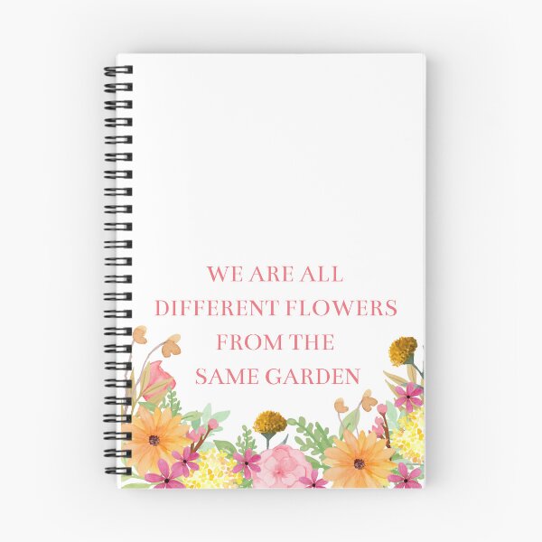 Item preview, We are all different flowers from the same garden designed and sold by BlissThreads.