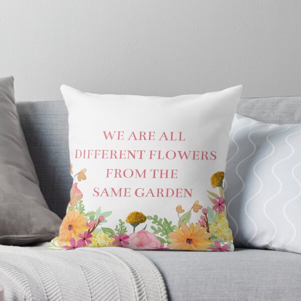 Item preview, We are all different flowers from the same garden designed and sold by BlissThreads.