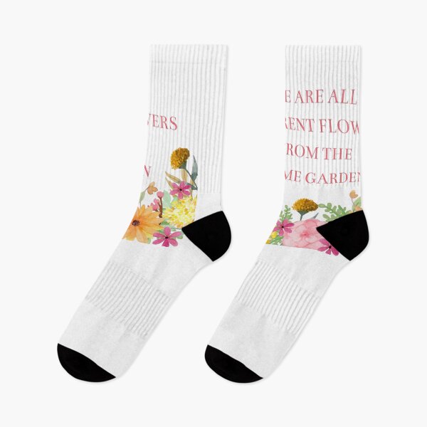 Item preview, We are all different flowers from the same garden designed and sold by BlissThreads.
