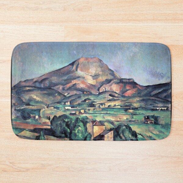 Aperçu de l'œuvre Style Mont Sainte Victoire par Paul Cézanne : Paysage postimpressionniste Poster créée et vendue par artofuniverse.