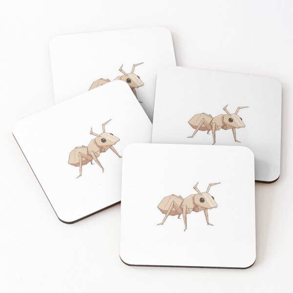 Item preview, Minimalist Origami Ant – Clean Paper Sticker for Nordic Decoration designed and sold by bsbd-action.