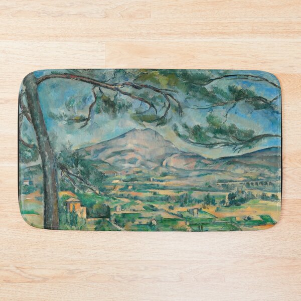 Aperçu de l'œuvre Mont Sainte Victoire de Paul Cézanne : Paysage postimpressionniste Poster créée et vendue par artofuniverse.