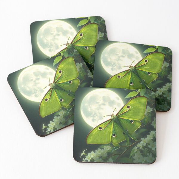 Item preview, Luna Moth Under Moonlight designed and sold by Roanemermaid.