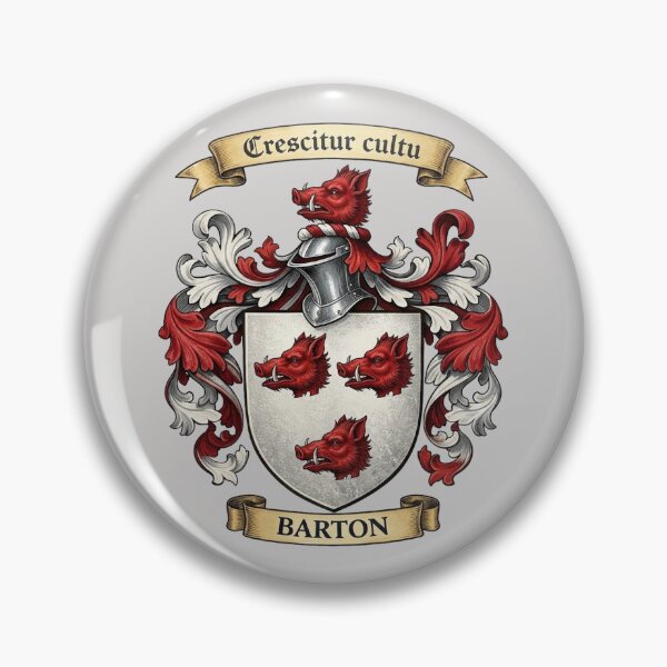 Item preview, The Barton Family Coat of Arms designed and sold by BagTown Clans.