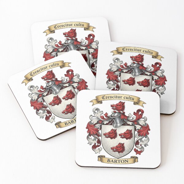 Item preview, The Barton Family Coat of Arms designed and sold by BagTown Clans.