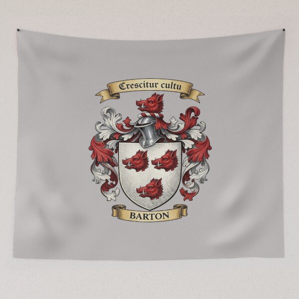 Item preview, The Barton Family Coat of Arms designed and sold by BagTown Clans.