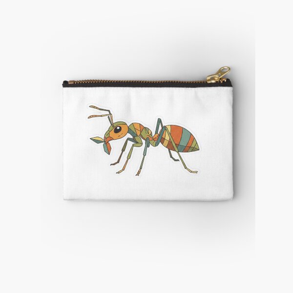 Item preview, Geometric Ant Sticker – Vintage Low Poly Design for Insect Lovers designed and sold by bsbd-action.