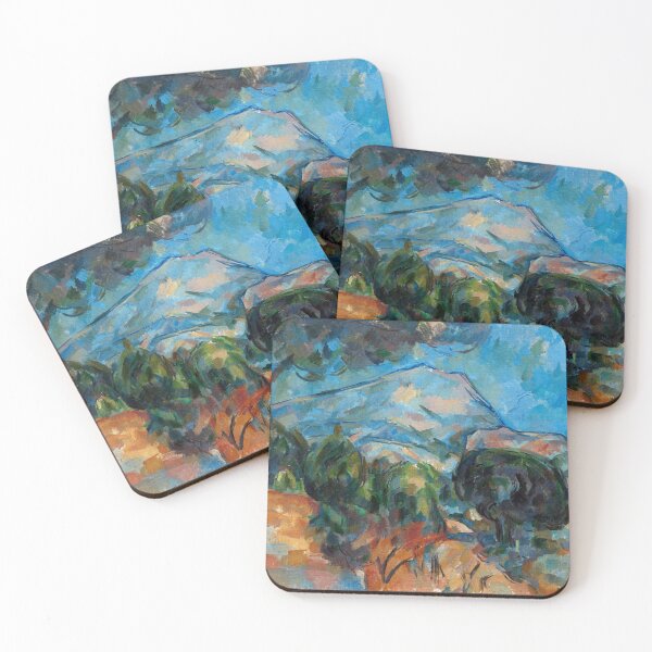 Item preview, Mount Sainte Victoire by Paul Cézanne: Post Impressionist Landscape Print designed and sold by artofuniverse.
