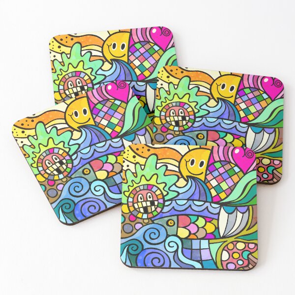Item preview, Doodle Wonderland Zany Summer Landscape  designed and sold by Prawny.