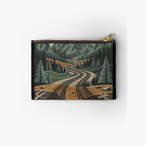 Item preview, Rugged Adventure Geometric Tire Track Wilderness Art designed and sold by WolfGZ.