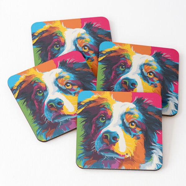 Item preview, Colorful dog in pop art style designed and sold by drizzd.