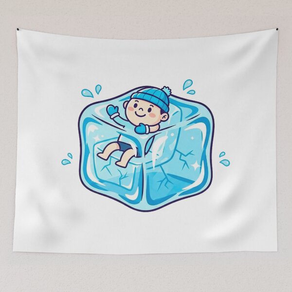 Item preview, Chilling in a Glass Ice Cube Boy designed and sold by Pollock.