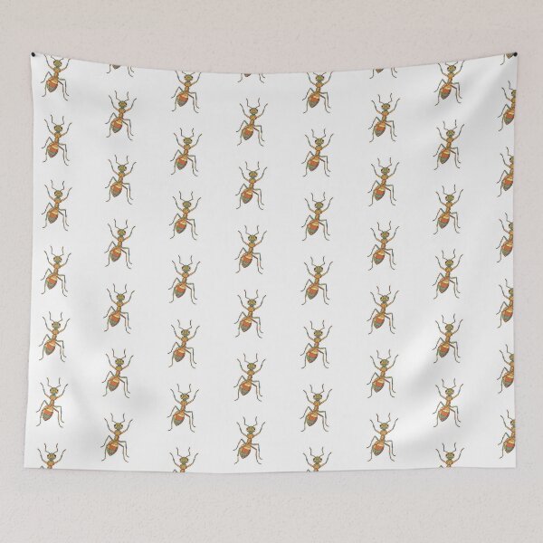 Item preview, Symmetrical Ant Sticker – Colorful Vector Art for Nature Fans designed and sold by bsbd-action.
