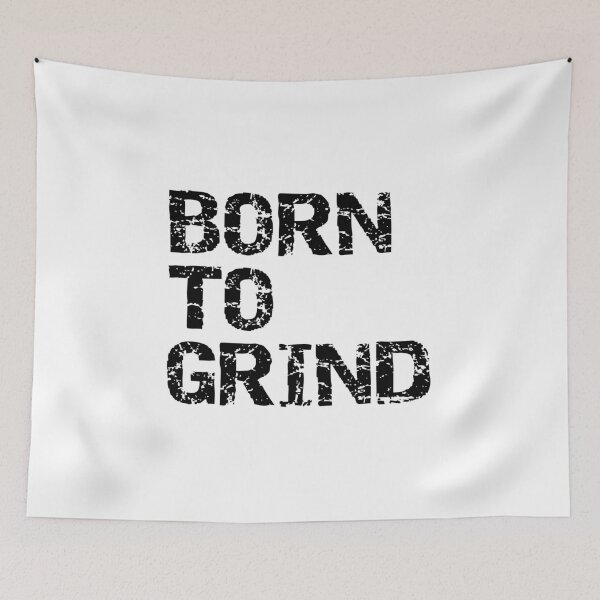 Item preview, Born To Grind – Motivational Hustle Quote T-Shirt Design designed and sold by sedyCompany.