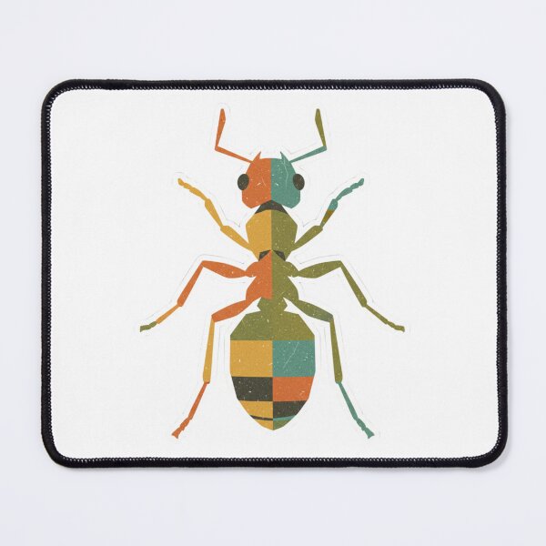 Item preview, Minimalist Ant Sticker – Nordic and Geometric Aesthetic for Modern Decoration designed and sold by bsbd-action.