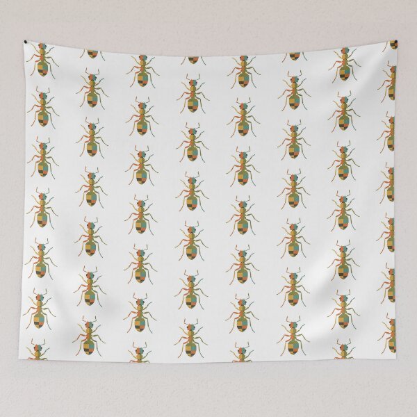 Item preview, Minimalist Ant Sticker – Nordic and Geometric Aesthetic for Modern Decoration designed and sold by bsbd-action.