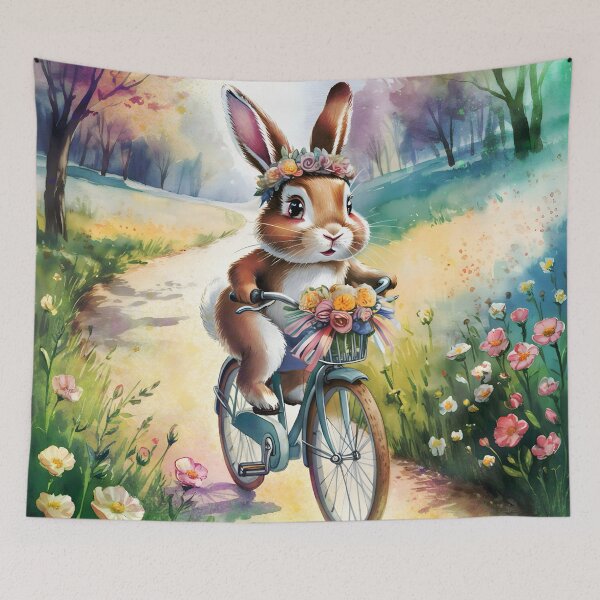 Item preview, The Easter bunny on a bike designed and sold by clarazen.
