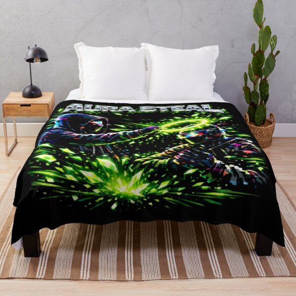 Item preview, Aura Steal Glitch Art Cyberpunk Gaming Graphic designed and sold by SplashTastic.