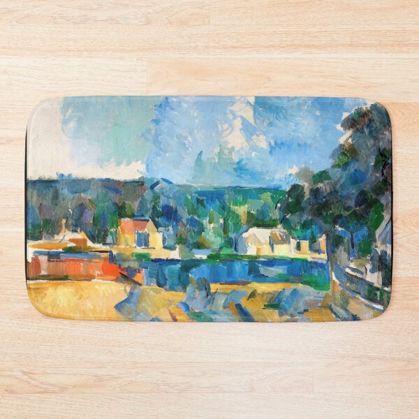 Item preview, On the Banks of a River by Paul Cézanne: Post Impressionist Landscape Poster designed and sold by artofuniverse.