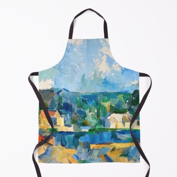 Item preview, On the Banks of a River by Paul Cézanne: Post Impressionist Landscape Poster designed and sold by artofuniverse.