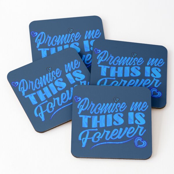 Item preview, Promise Me This is Forever | Romantic Quotes designed and sold by bookstackdream.