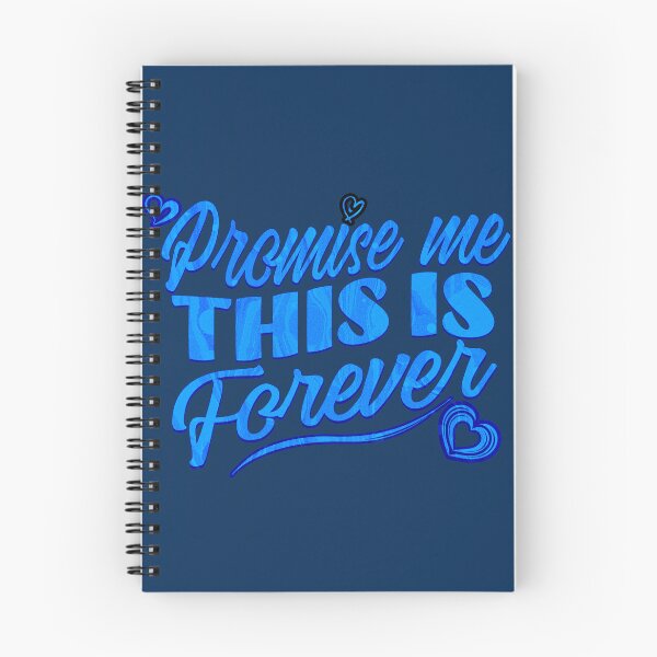 Item preview, Promise Me This is Forever | Romantic Quotes designed and sold by bookstackdream.