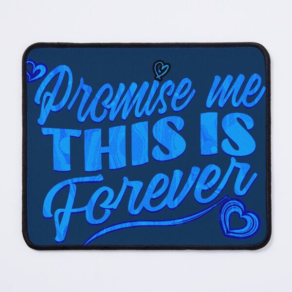 Item preview, Promise Me This is Forever | Romantic Quotes designed and sold by bookstackdream.