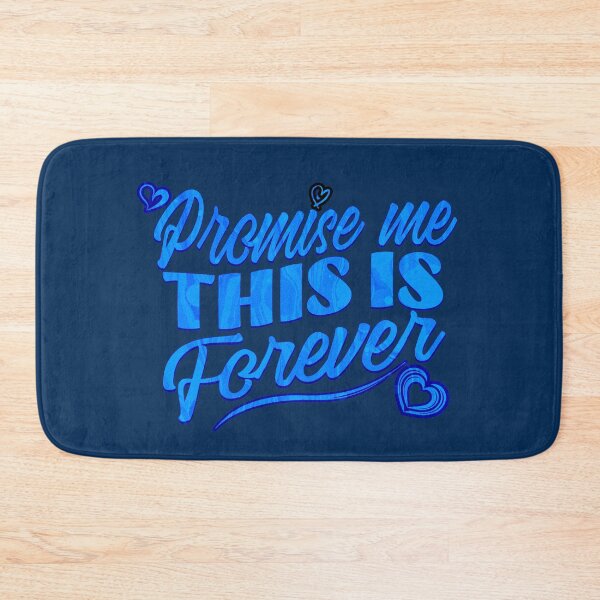 Item preview, Promise Me This is Forever | Romantic Quotes designed and sold by bookstackdream.