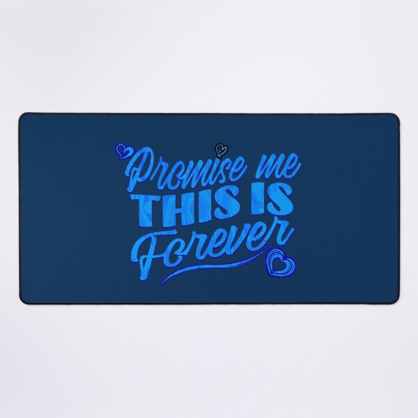 Item preview, Promise Me This is Forever | Romantic Quotes designed and sold by bookstackdream.