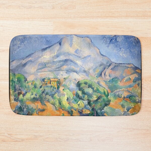 Aperçu de l'œuvre Paysage Montagne Sainte Victoire de Paul Cézanne : Impression de paysage postimpressionniste créée et vendue par artofuniverse.
