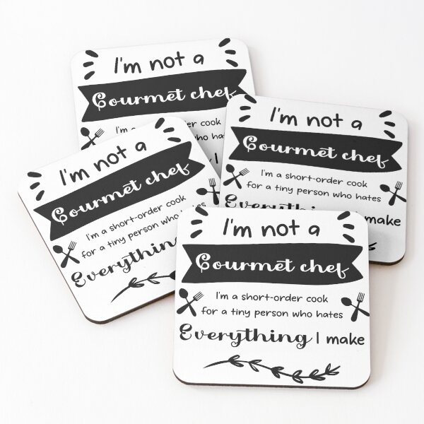 Item preview, I'm not a gourmet chef. I'm a short-order cook for a tiny person who hates everything I make. designed and sold by Idezine shirt.