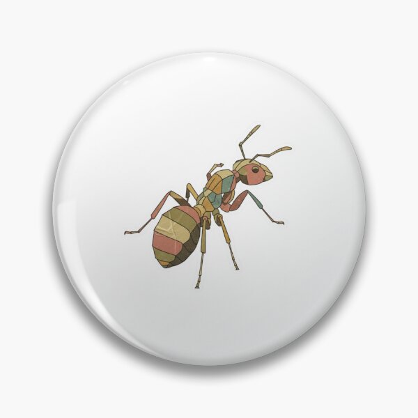 Item preview, Ant Mosaic Sticker – Intricate Geometric Art for Detail Lovers designed and sold by bsbd-action.