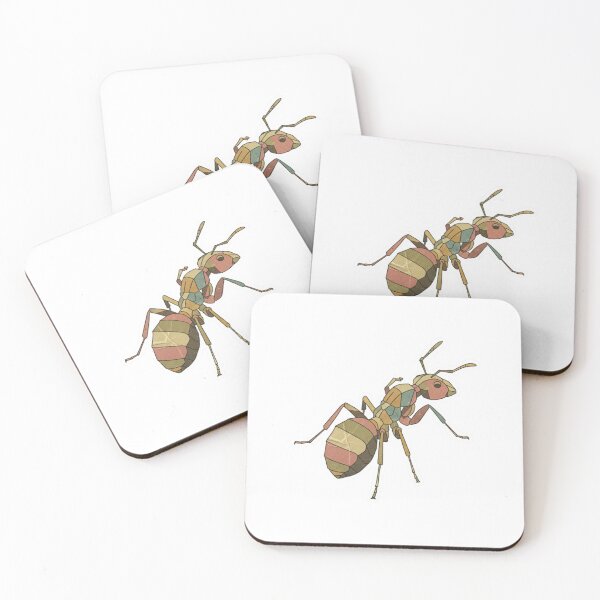 Item preview, Ant Mosaic Sticker – Intricate Geometric Art for Detail Lovers designed and sold by bsbd-action.