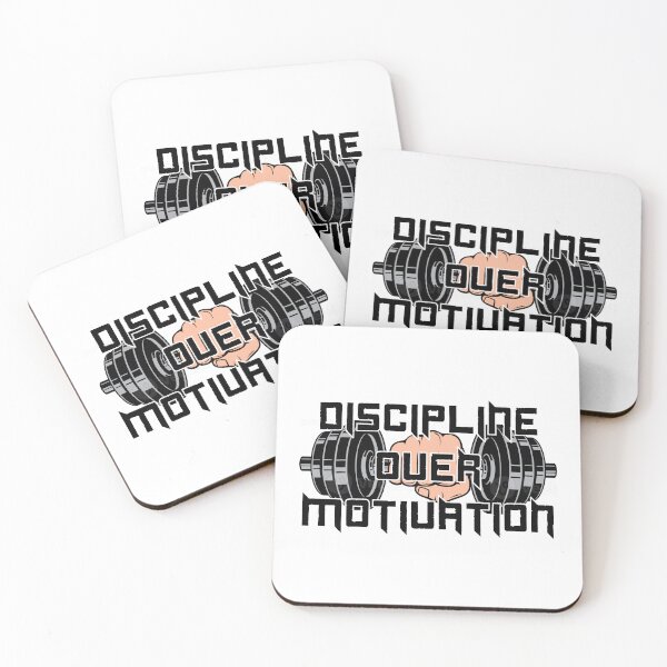 Item preview, Discipline Over Motivation – Gym Mindset Workout T-Shirt designed and sold by sedyCompany.