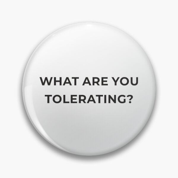 Item preview, What Are You Tolerating Shirt - Boundaries Self Awareness Tee - Stop Settling Psychology Gift - Minimalist Question Design designed and sold by Lumawear .