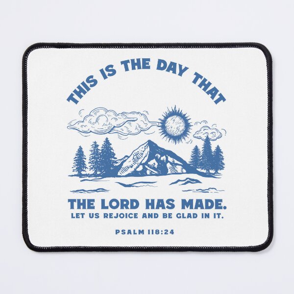Item preview, This is the Day that the Lord has Made -- Bible verse designed and sold by The Sporty Nerd.