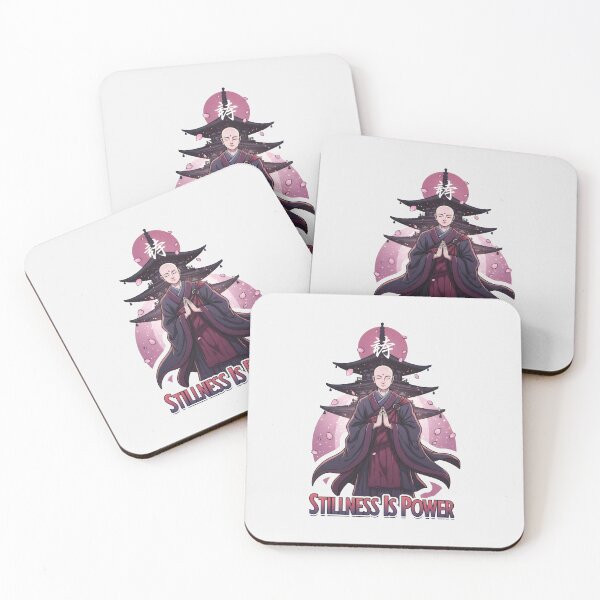 Item preview, Stillness Is Power Zen Monk Japanese Culture designed and sold by SplashTastic.